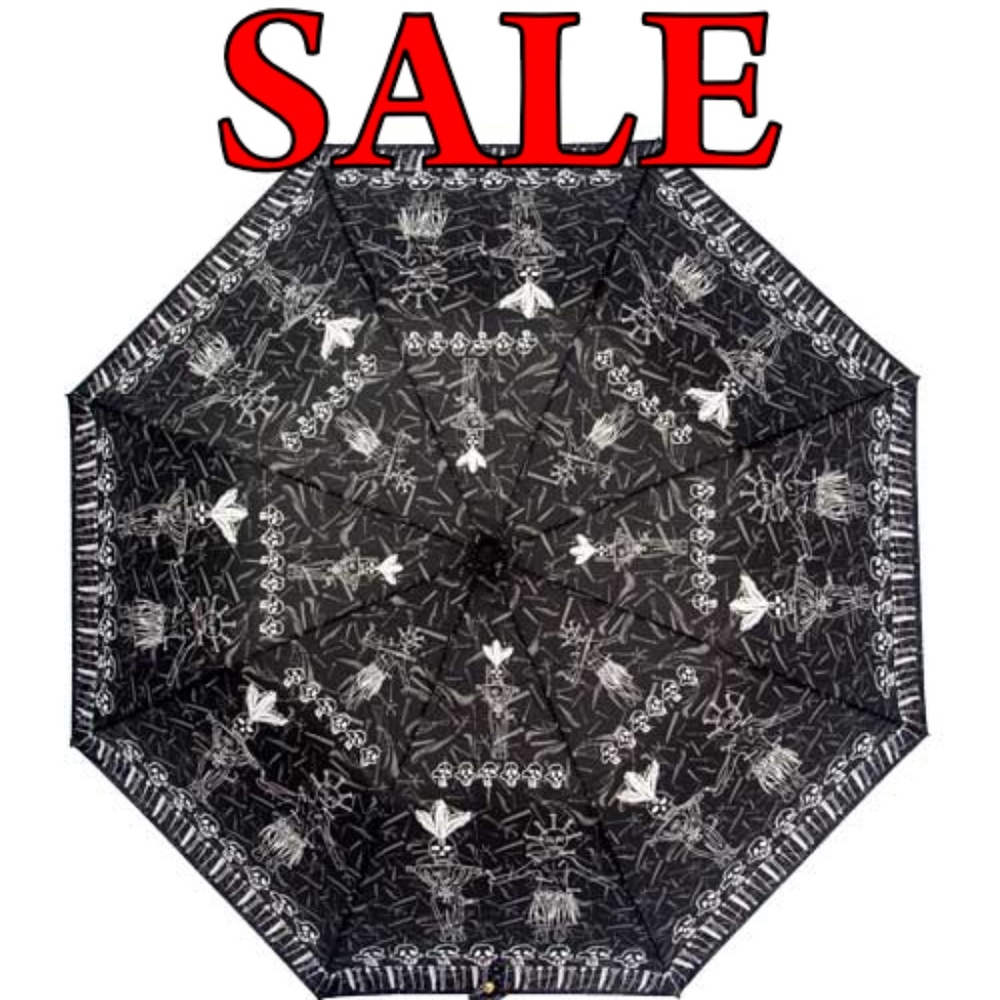 Voodoo & Skull Art Folding Umbrella